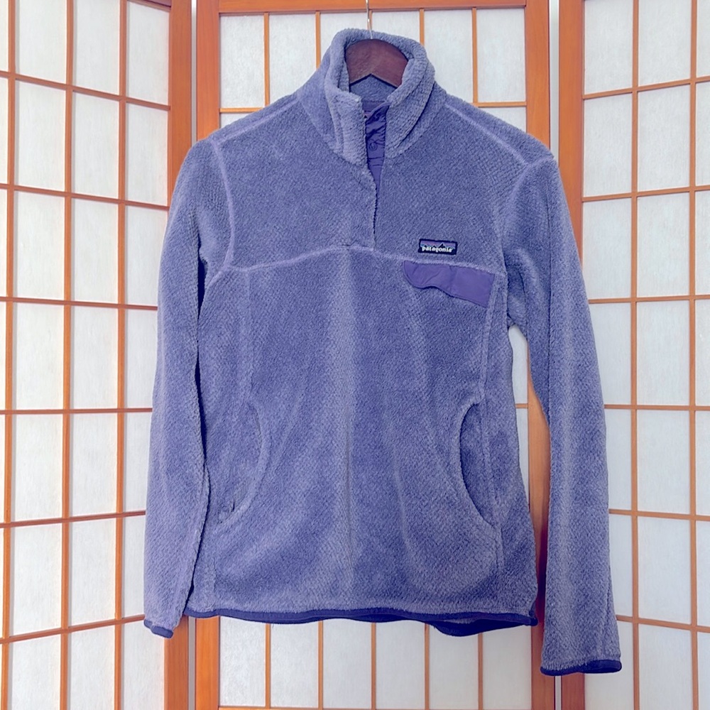 Patagonia - Women’s Re-tool Snap-T Fleece Pullover - Medium/Purple